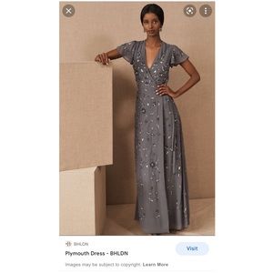BHLDN Plymouth dress in hydrangea size 10